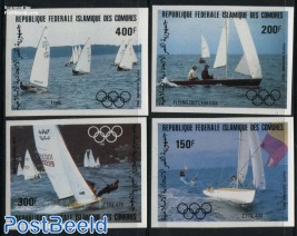 Olympic games 4v, imperforated