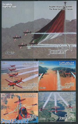 Royal Jordanian Falcons 4v + s/s