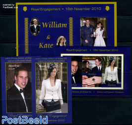 William & Kate engagement 4 s/s