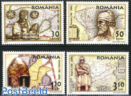 Stamp Day, King Decebal 4v