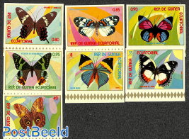 Butterflies 7v imperforated