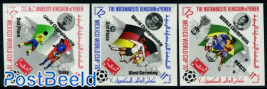 World Cup Football winners 3v imperforated