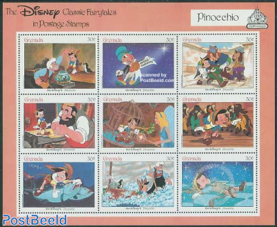 The Disney Classic Fairytales in Postage Stamps