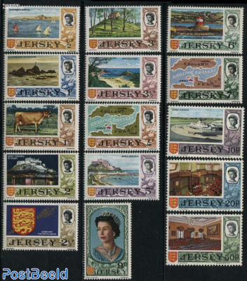JERSEY (1969)- POSTAGE DUE STAMPS