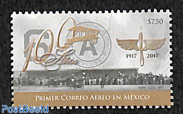 Airmail centenary 1v