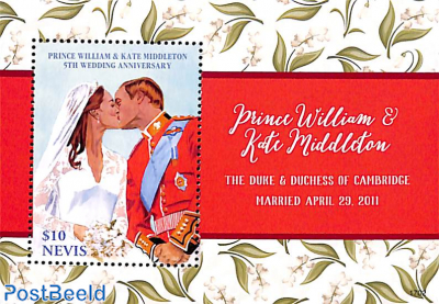 William & Kate wedding 5th anniversary s/s